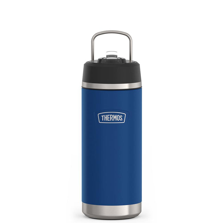 Thermos 18 ounce Stainless Steel Water Bottle with flip-up straw