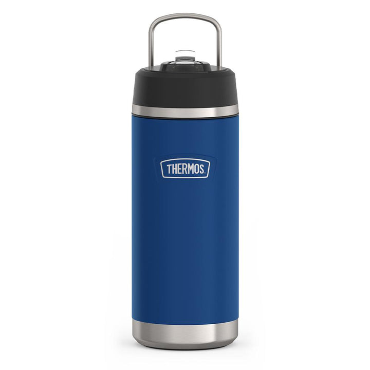 Thermos 18 ounce Stainless Steel Water Bottle with flip-up straw