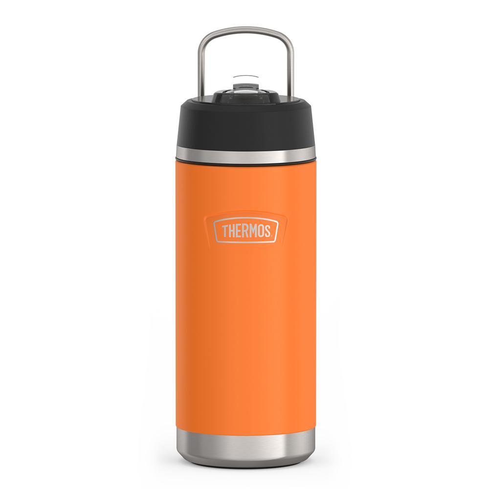 Thermos 18 ounce Stainless Steel Water Bottle with flip-up straw