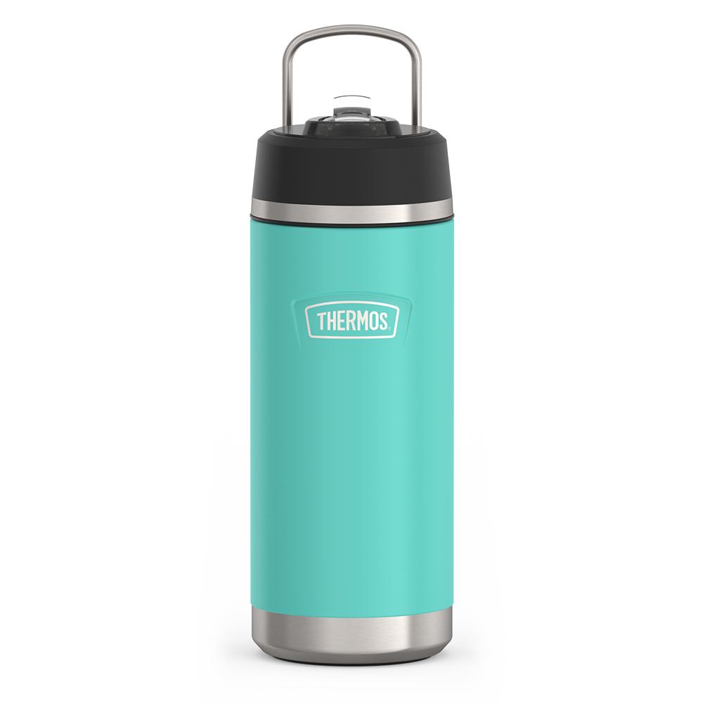 Thermos 18 ounce Stainless Steel Water Bottle with flip-up straw