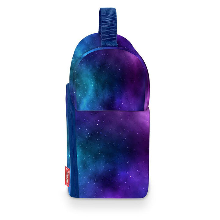 Thermos navy and purple soft lunch box with multiple compartments