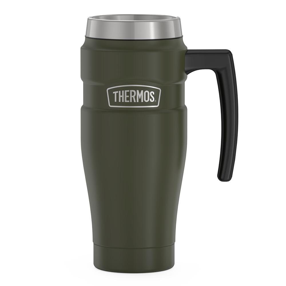 Thermos 16 ounce stainless steel mug with handle