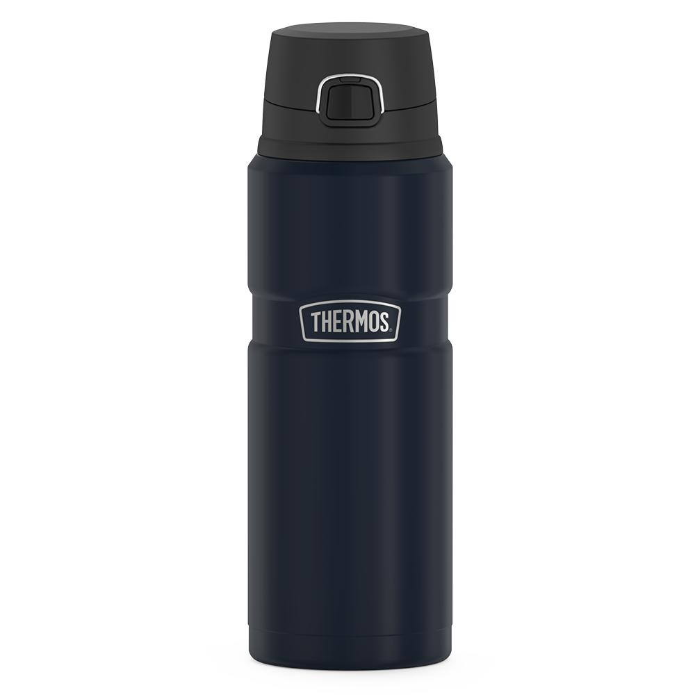 24 ounce Stainless King drink bottle, Matte Midnight Blue, PRES view