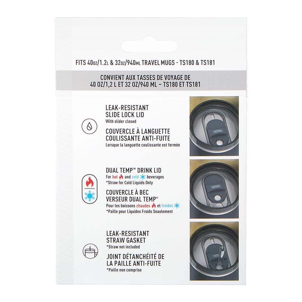 CUP HOLDER MUG REPLACEMENT LID - BACK OF PACKAGING