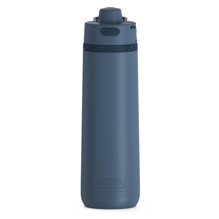 24 ounce Alta stainless steel water bottle, Slate Blue, PRES view