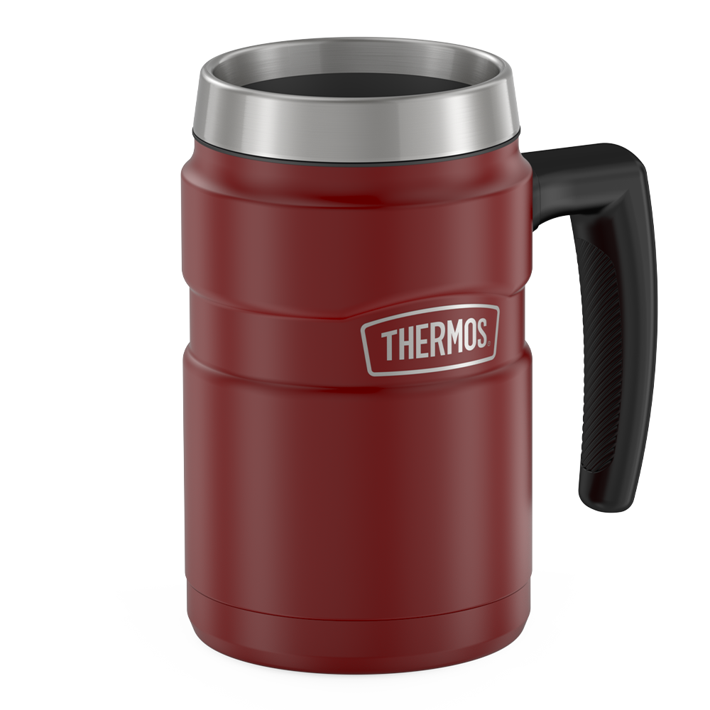 Thermos 16 ounce stainless steel mug without lid