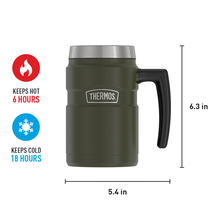 16oz STAINLESS KING™ COFFEE MUG