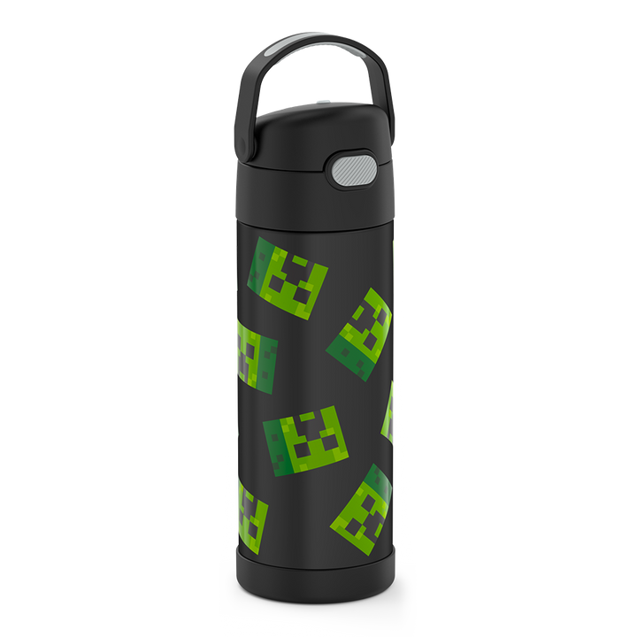 16oz FUNTAINER® WATER BOTTLE MINECRAFT