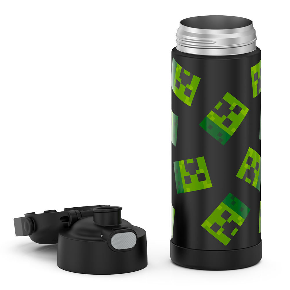 16oz FUNTAINER® WATER BOTTLE MINECRAFT