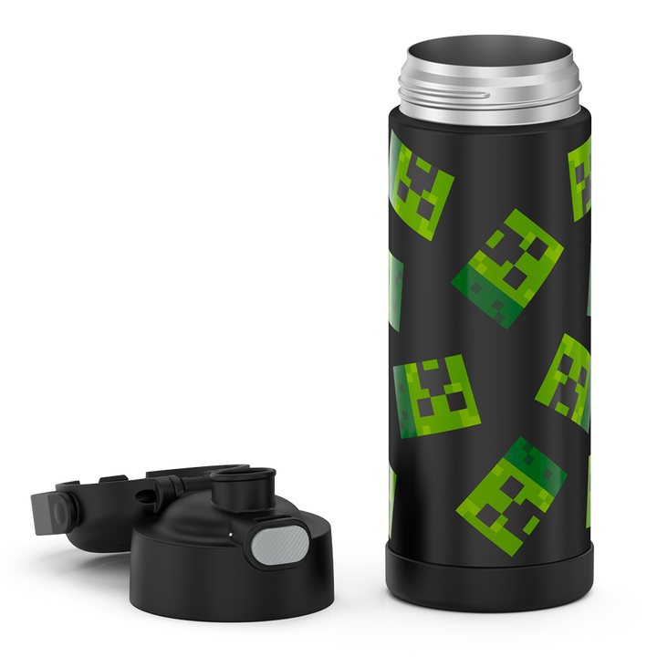 16oz FUNTAINER® WATER BOTTLE MINECRAFT