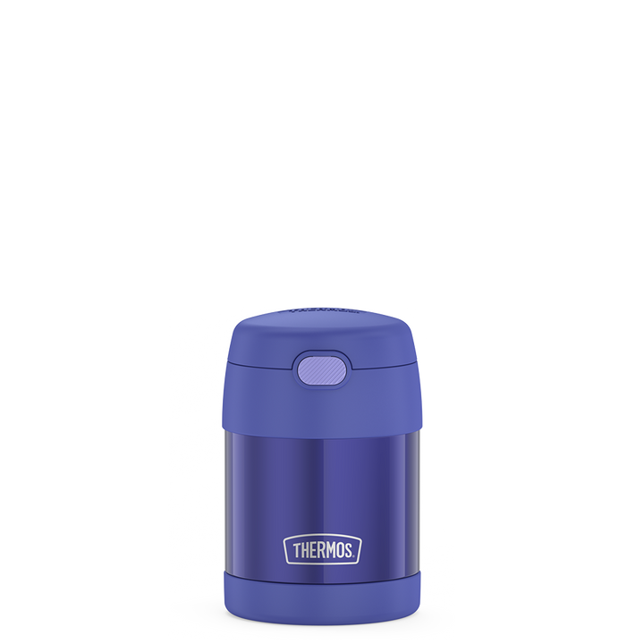 10 ounce Funtainer food jar, purple, view 1.