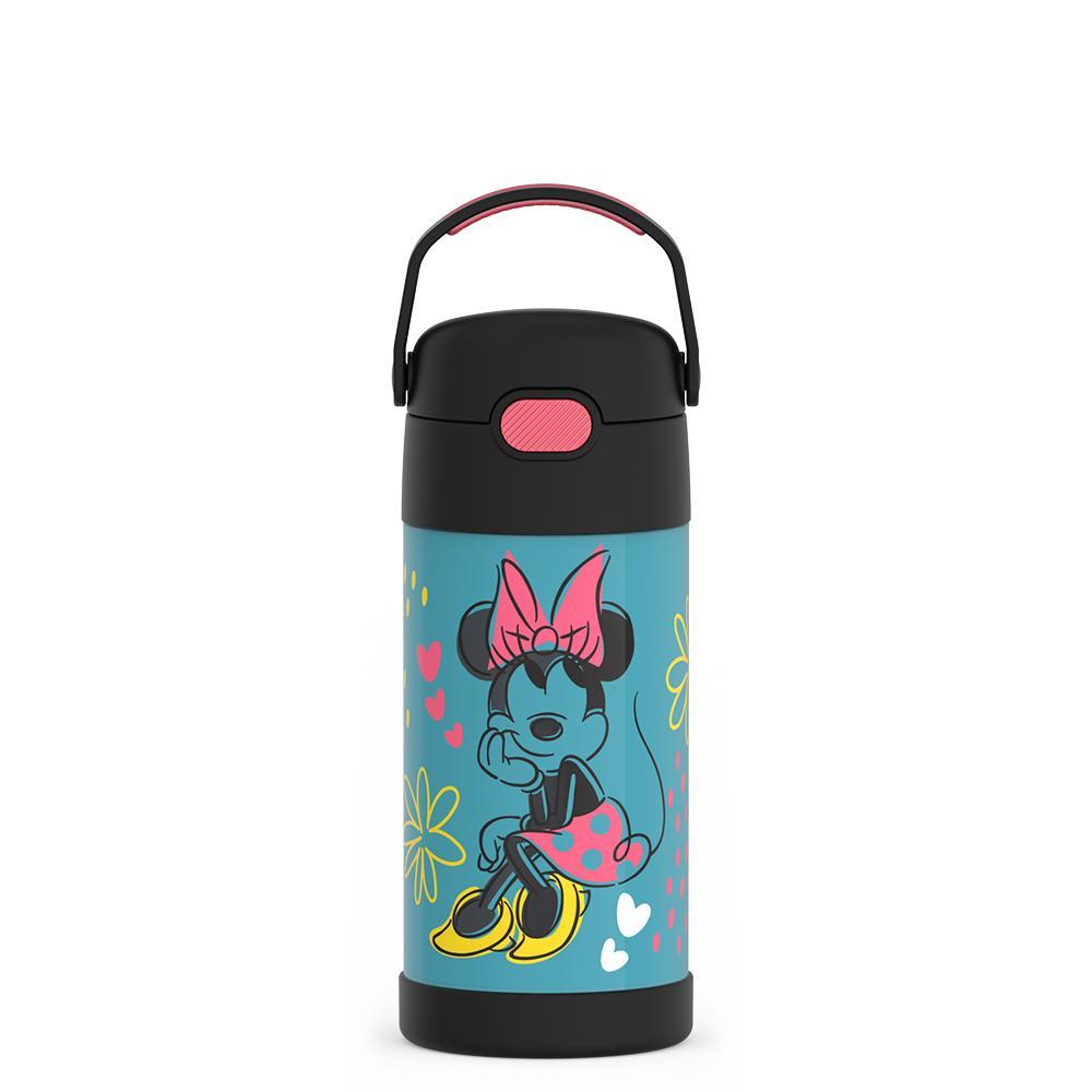 12 ounce Funtainer water bottle, Minnie Mouse.