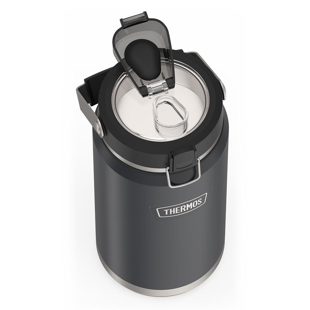 Thermos 64 ounce stainless steel water bottle with spout
