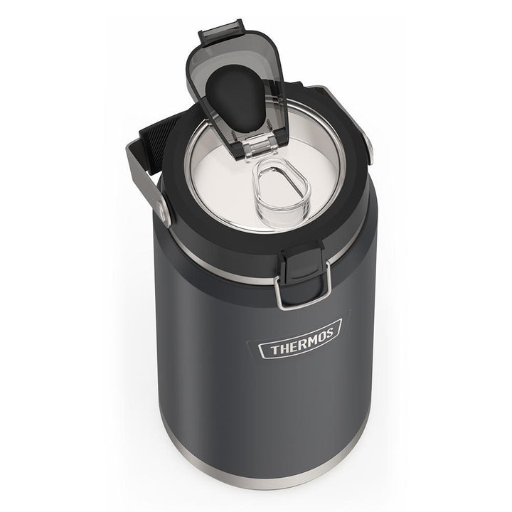 Thermos 64 ounce stainless steel water bottle with spout