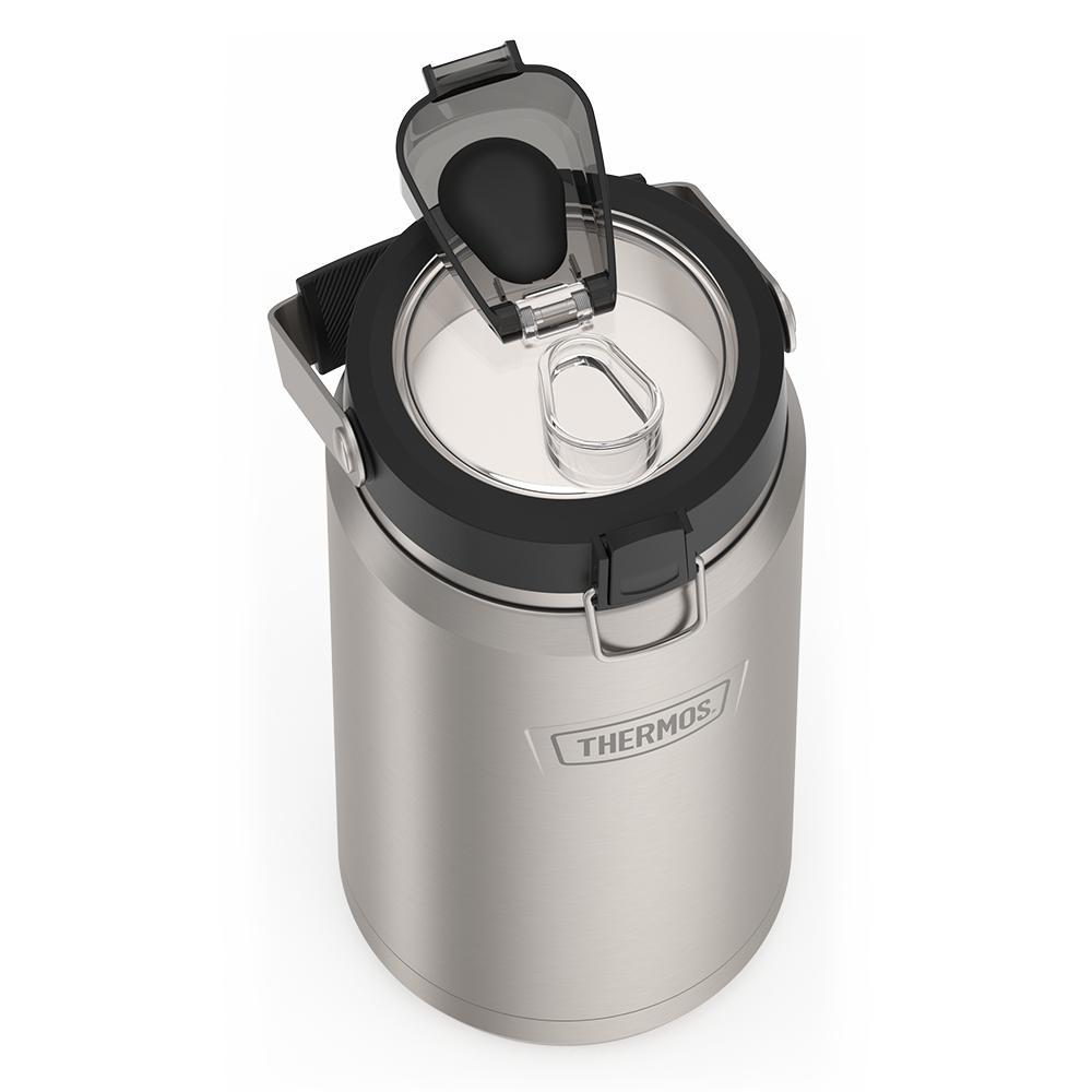 Thermos 64 ounce stainless steel water bottle with spout