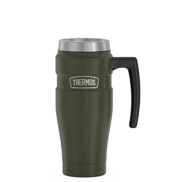 Thermos 16 ounce stainless steel mug without lid