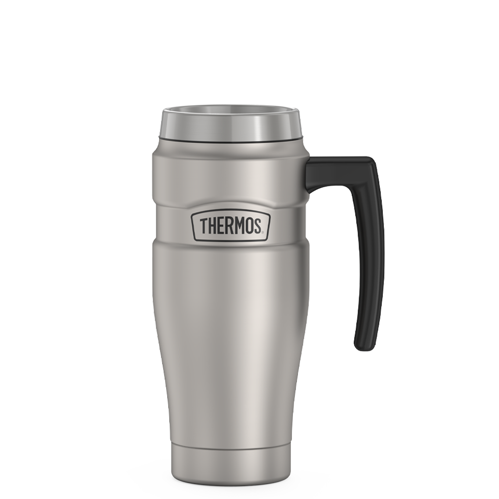 Thermos 16 ounce stainless steel mug without lid