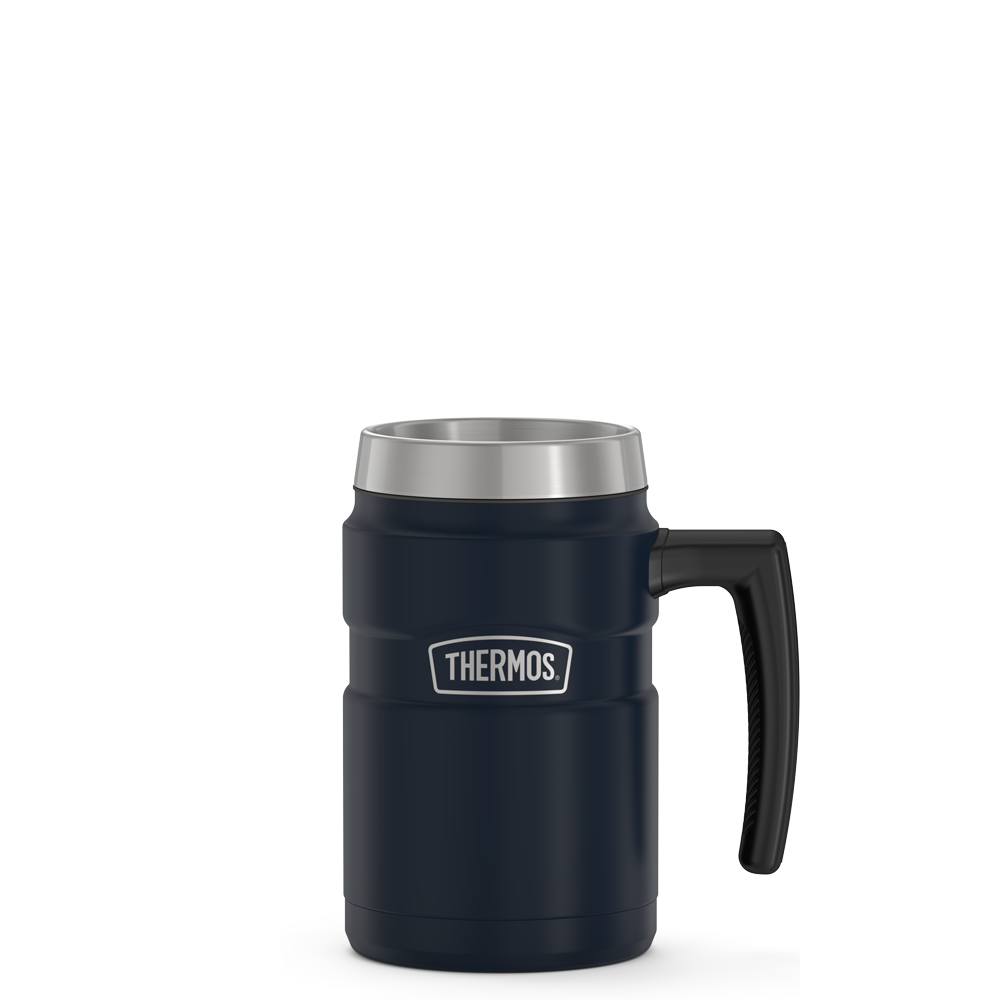 Thermos 16 ounce stainless steel mug without lid