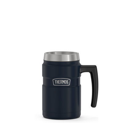 Thermos 16 ounce stainless steel mug without lid