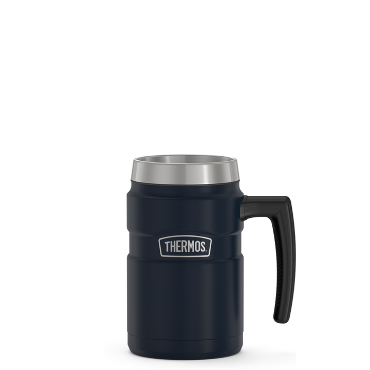 Thermos 16 ounce stainless steel mug without lid