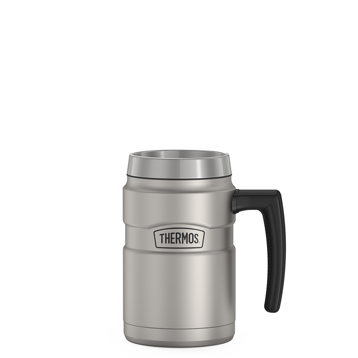 Thermos 16 ounce stainless steel mug without lid