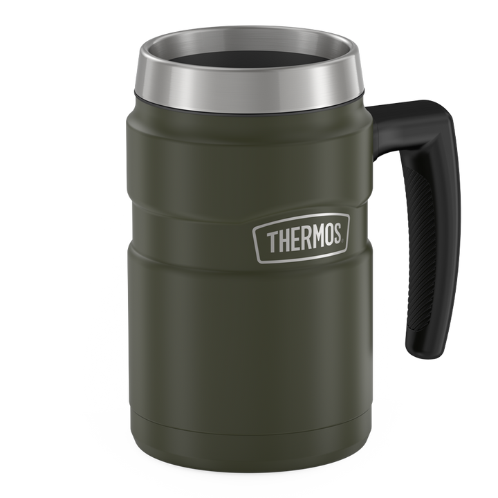 Thermos 16 ounce stainless steel mug without lid