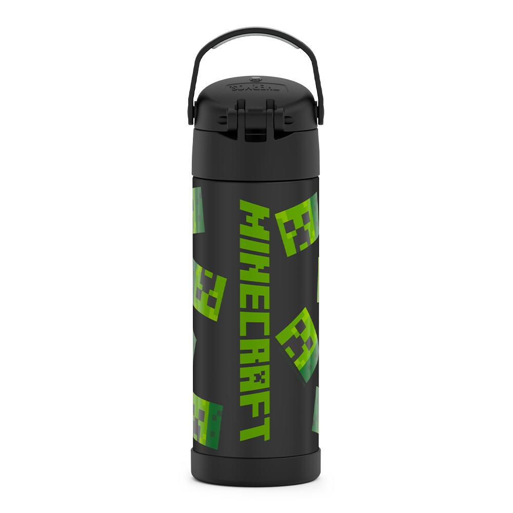 16oz FUNTAINER® WATER BOTTLE MINECRAFT