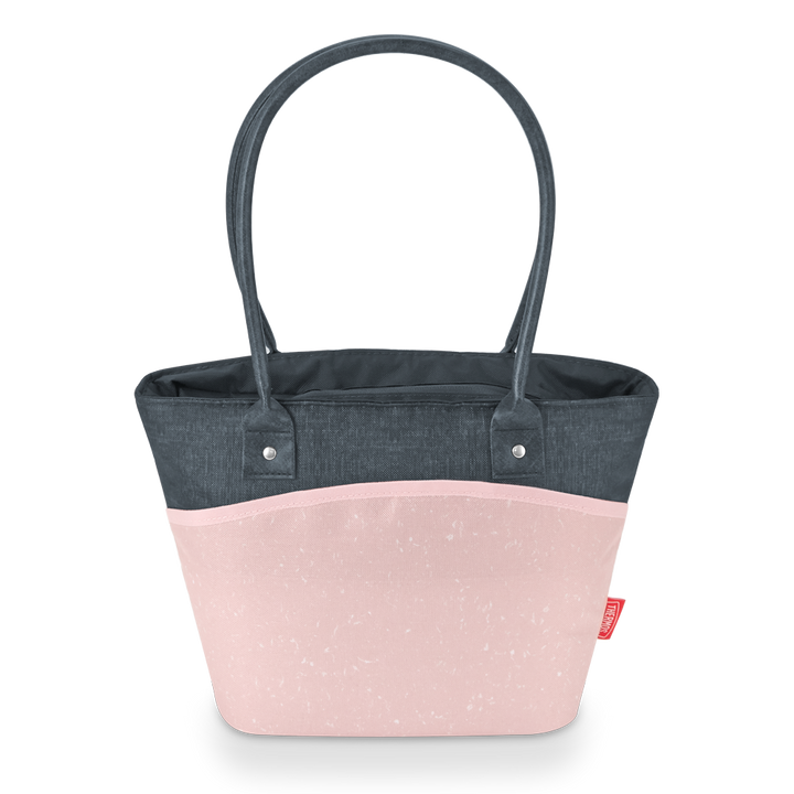 9 CAN TOTE COLOR BLOCK PINK