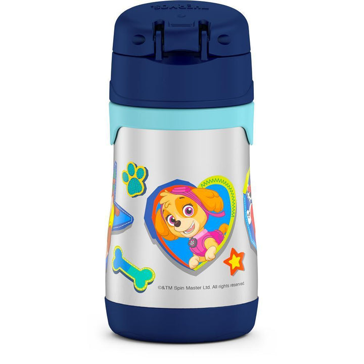 10 ounce Thermos Kids water bottle, Paw Patrol back view featuring Skye