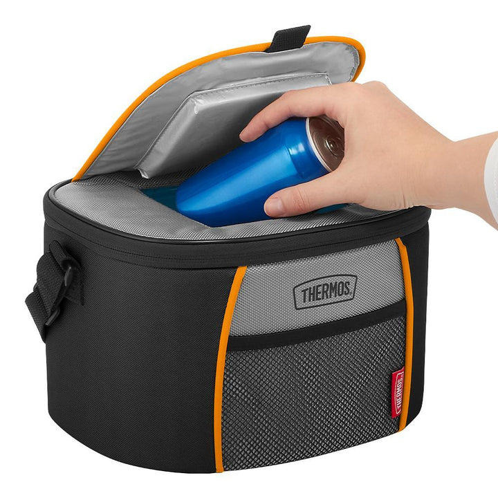 Thermos Black and Orange small cooler