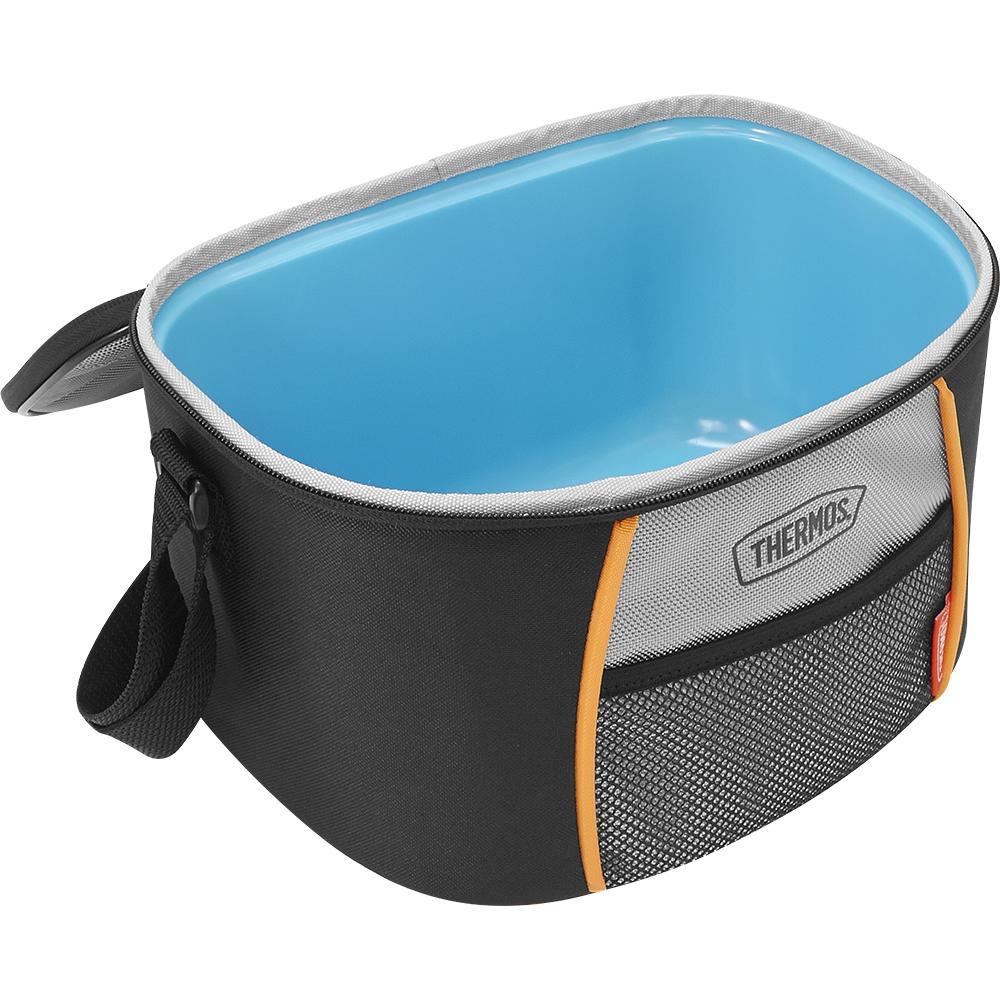 Thermos Black and Orange medium-sized cooler