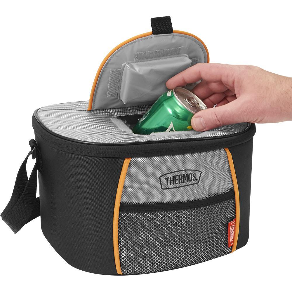 Thermos Black and Orange medium-sized cooler