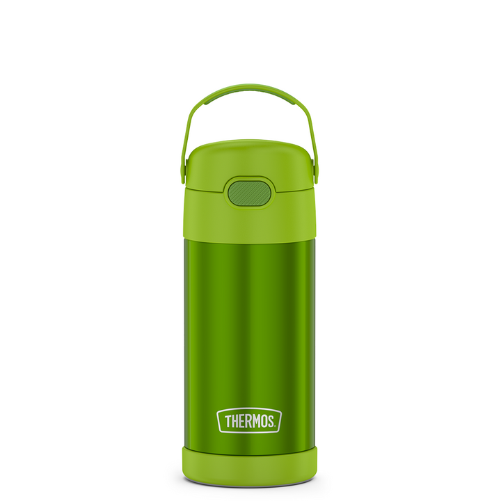 12 ounce, Funtainer water bottle, lime green.