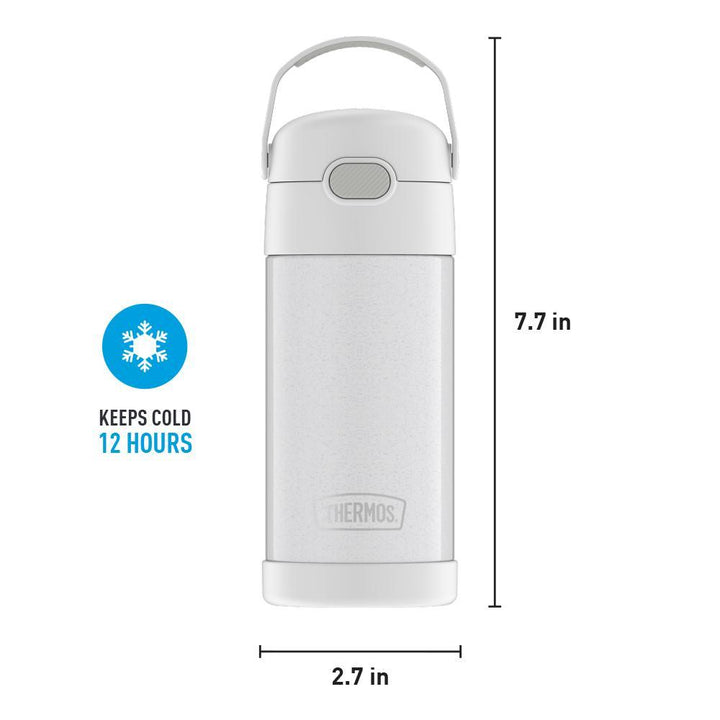 12 ounce Funtainer water bottle with straw