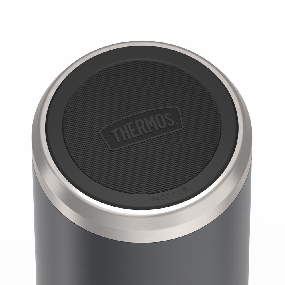 Thermos 64 ounce stainless steel water bottle with spout