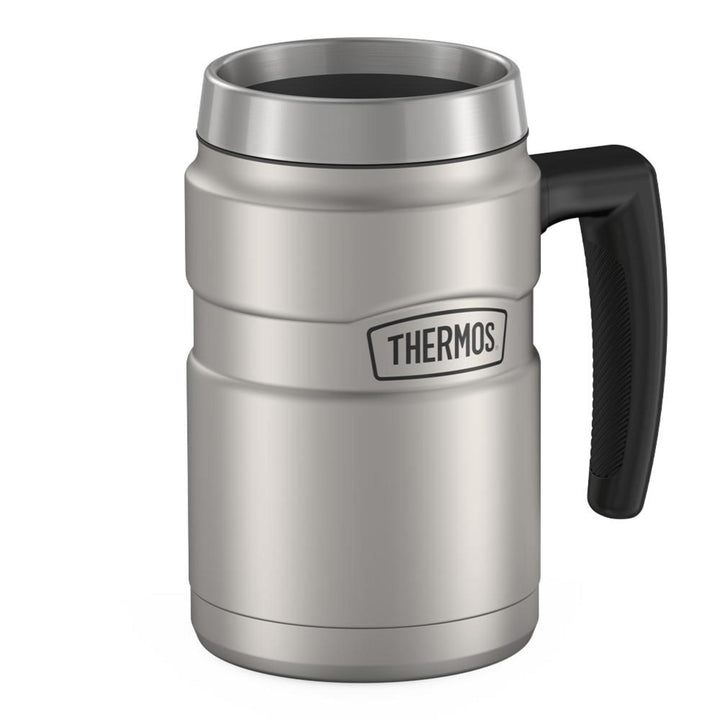 Thermos 16 ounce stainless steel mug without lid