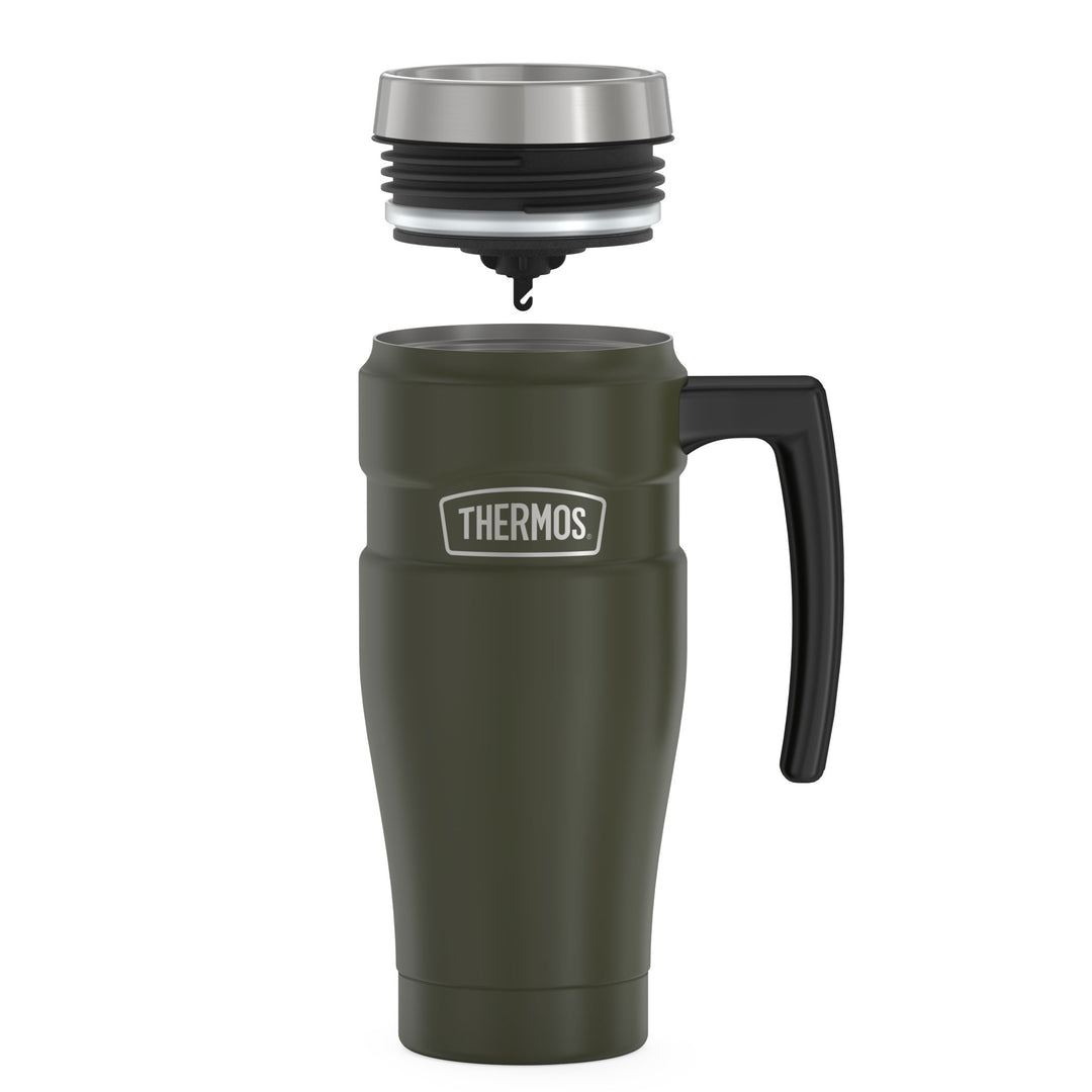 Thermos 16 ounce stainless steel mug with handle