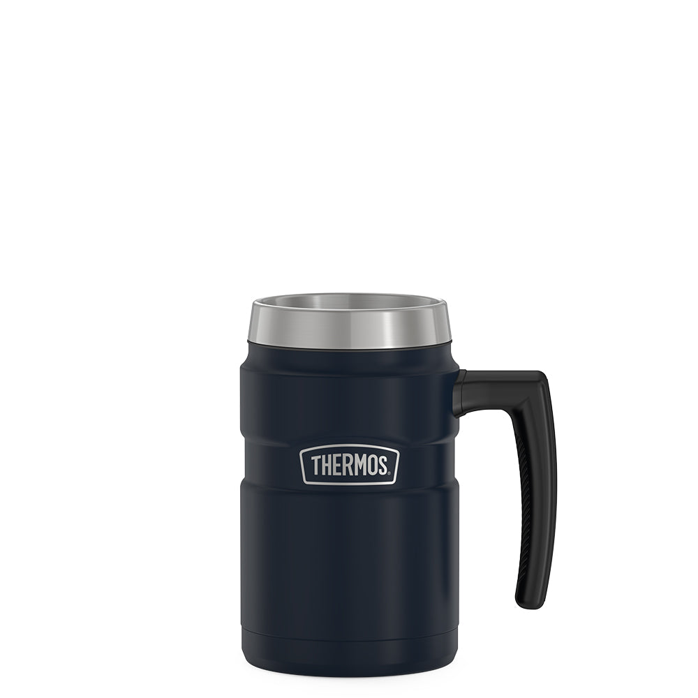 Thermos 16 ounce stainless steel mug without lid