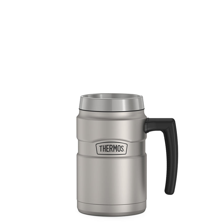 Thermos 16 ounce stainless steel mug without lid