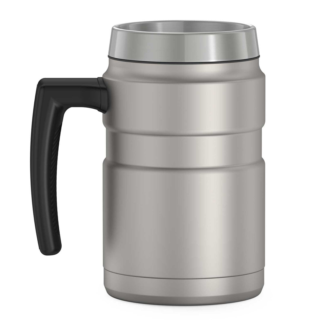 Thermos 16 ounce stainless steel mug without lid