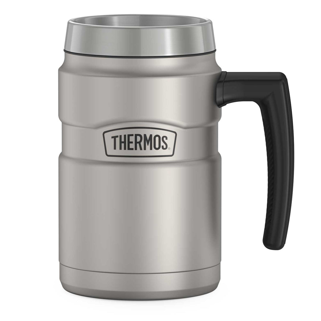 Thermos 16 ounce stainless steel mug without lid